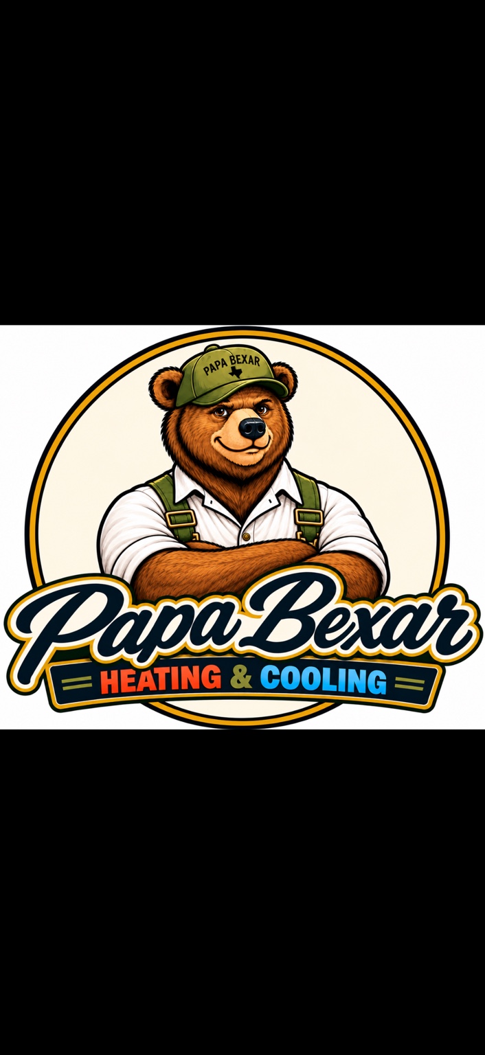 Papa Bexar bear logo